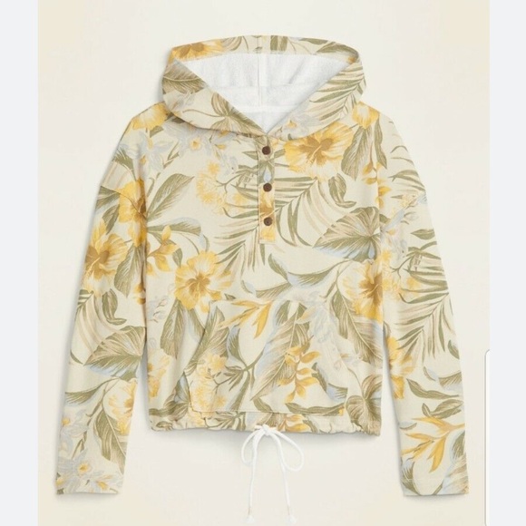 Old Navy Terry Floral Sweatshirt - Picture 1 of 2
